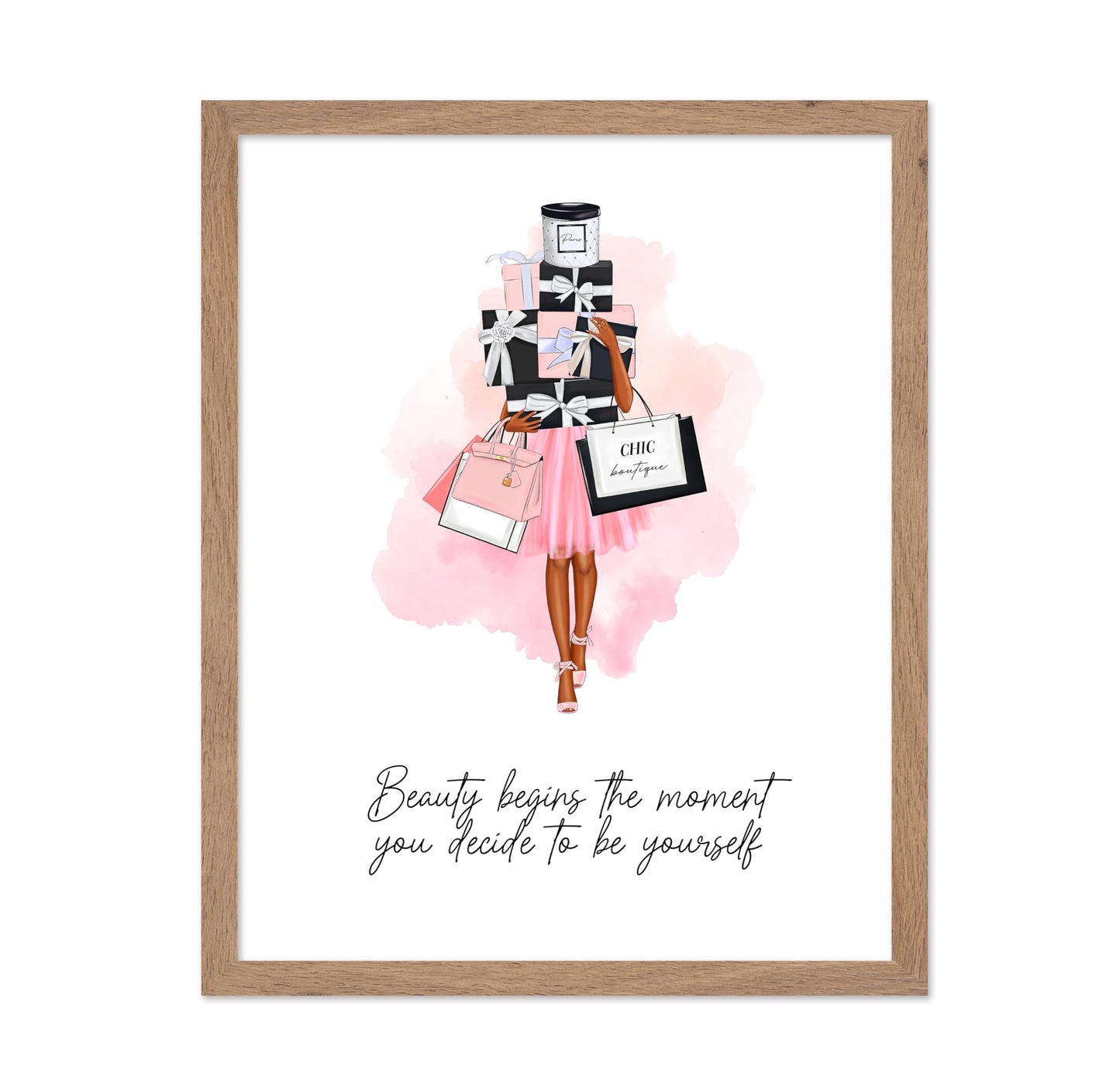 Beauty Begins The Moment You Decide To Be Yourself