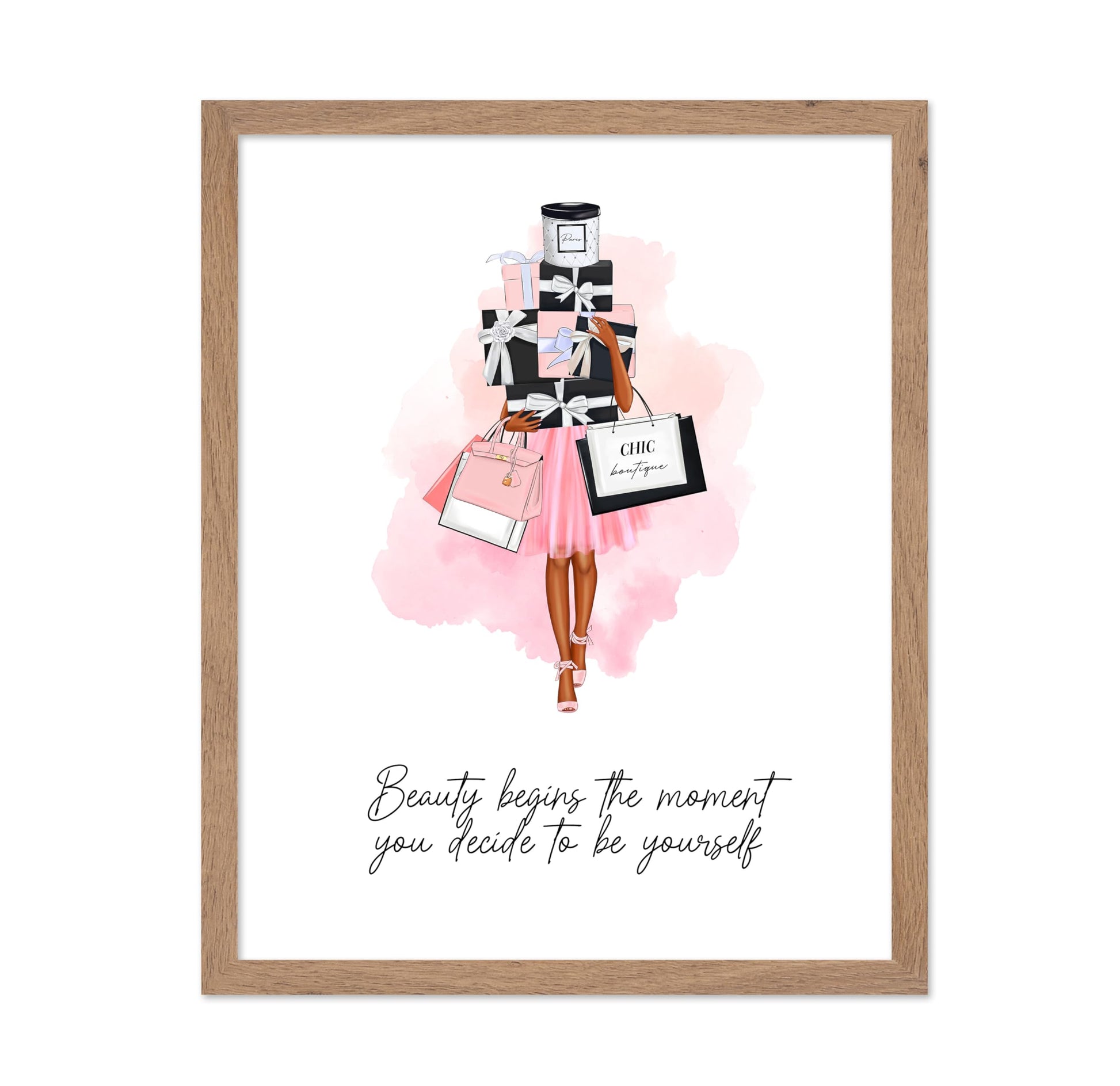 Beauty Begins The Moment You Decide To Be Yourself