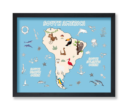 Animal Map of South America