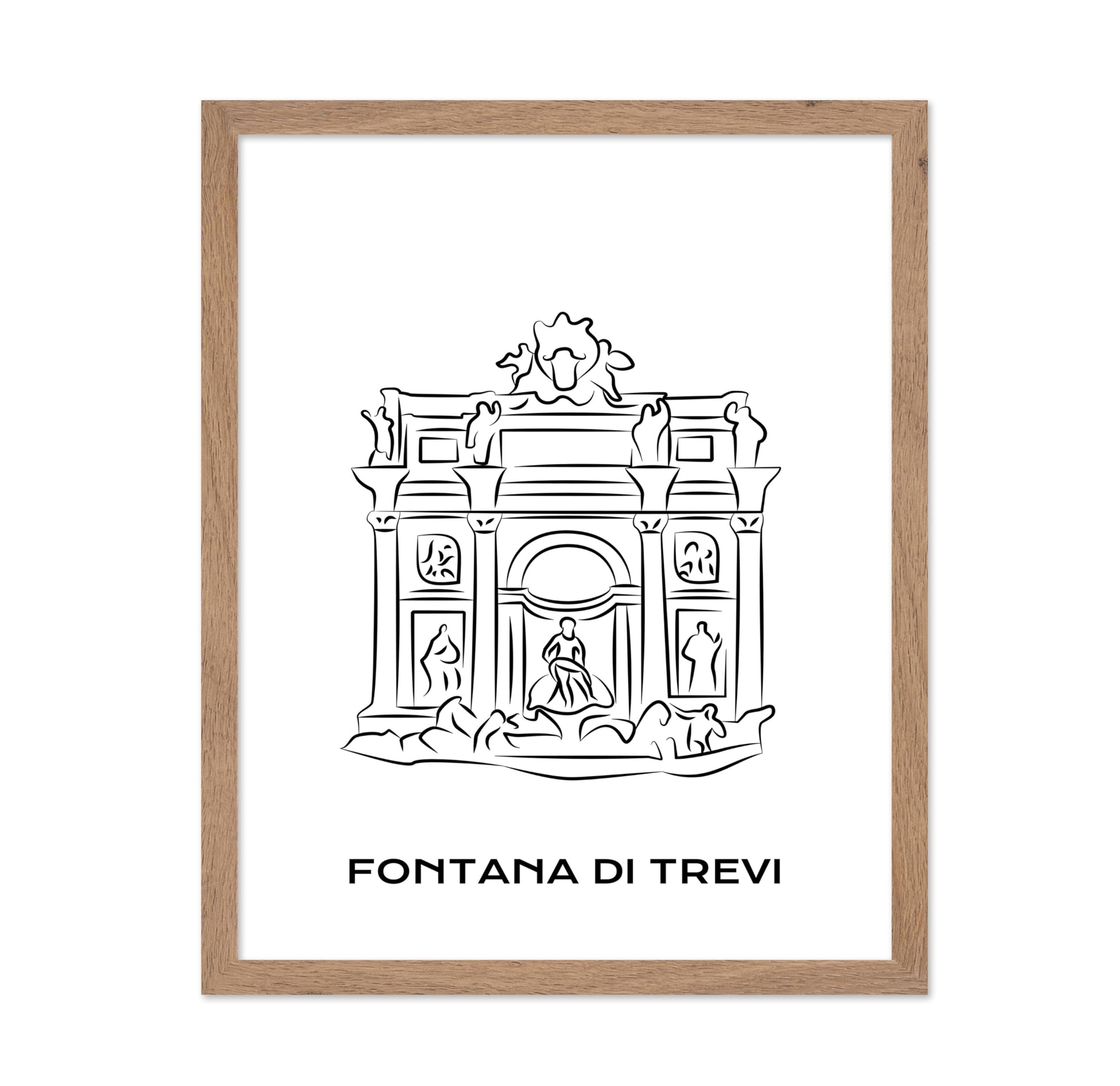 Trevi Fountain Sketch