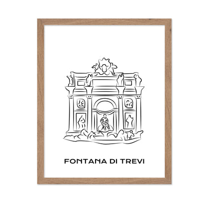 Trevi Fountain Sketch