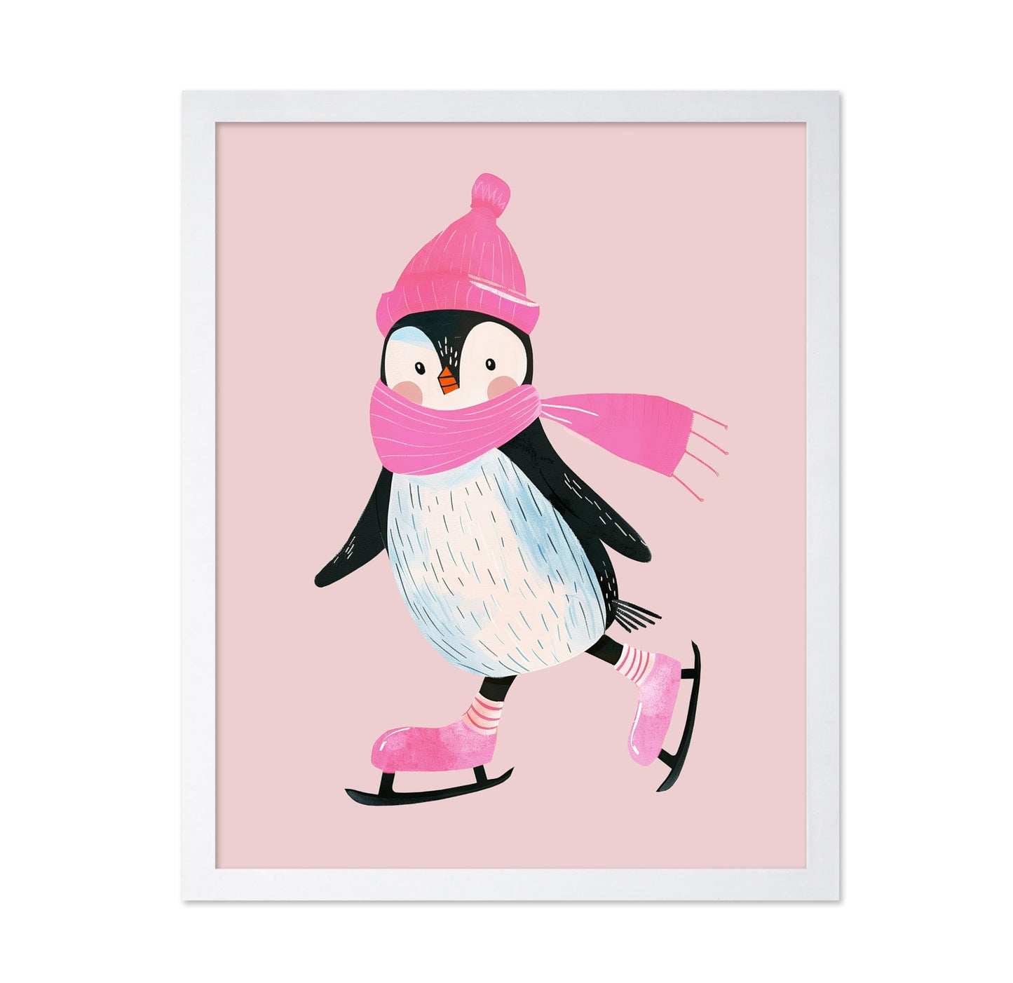 Ice Skating Penguin