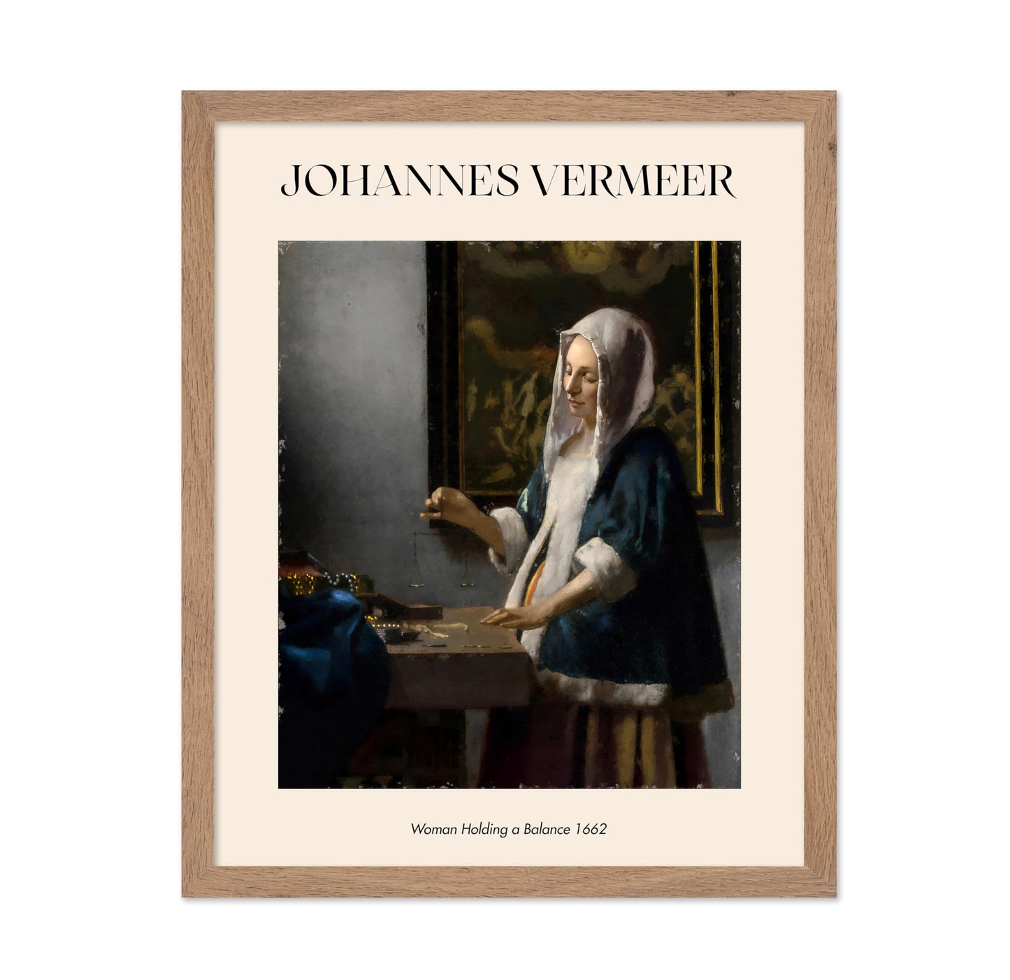 Johannes Vermeer - Woman Holding a Balance