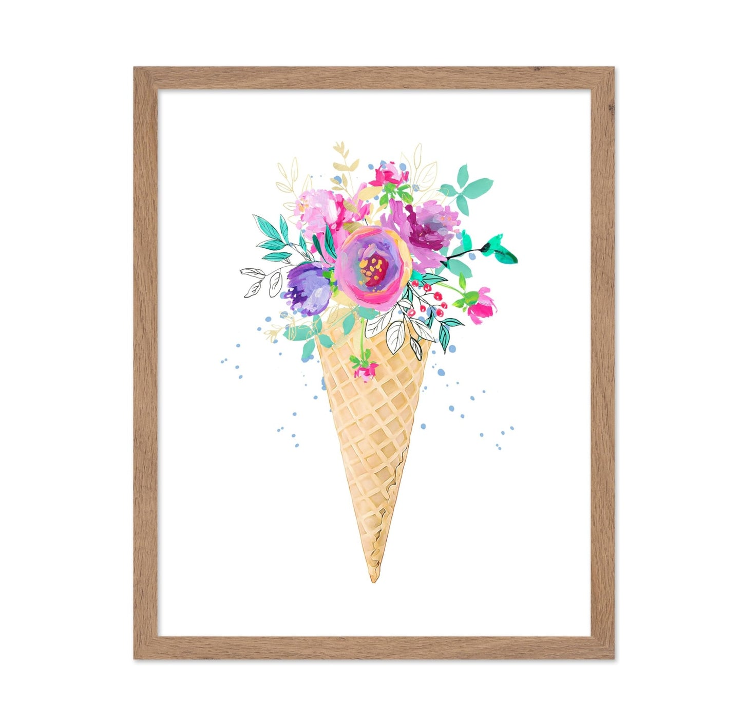 Floral Ice Cream
