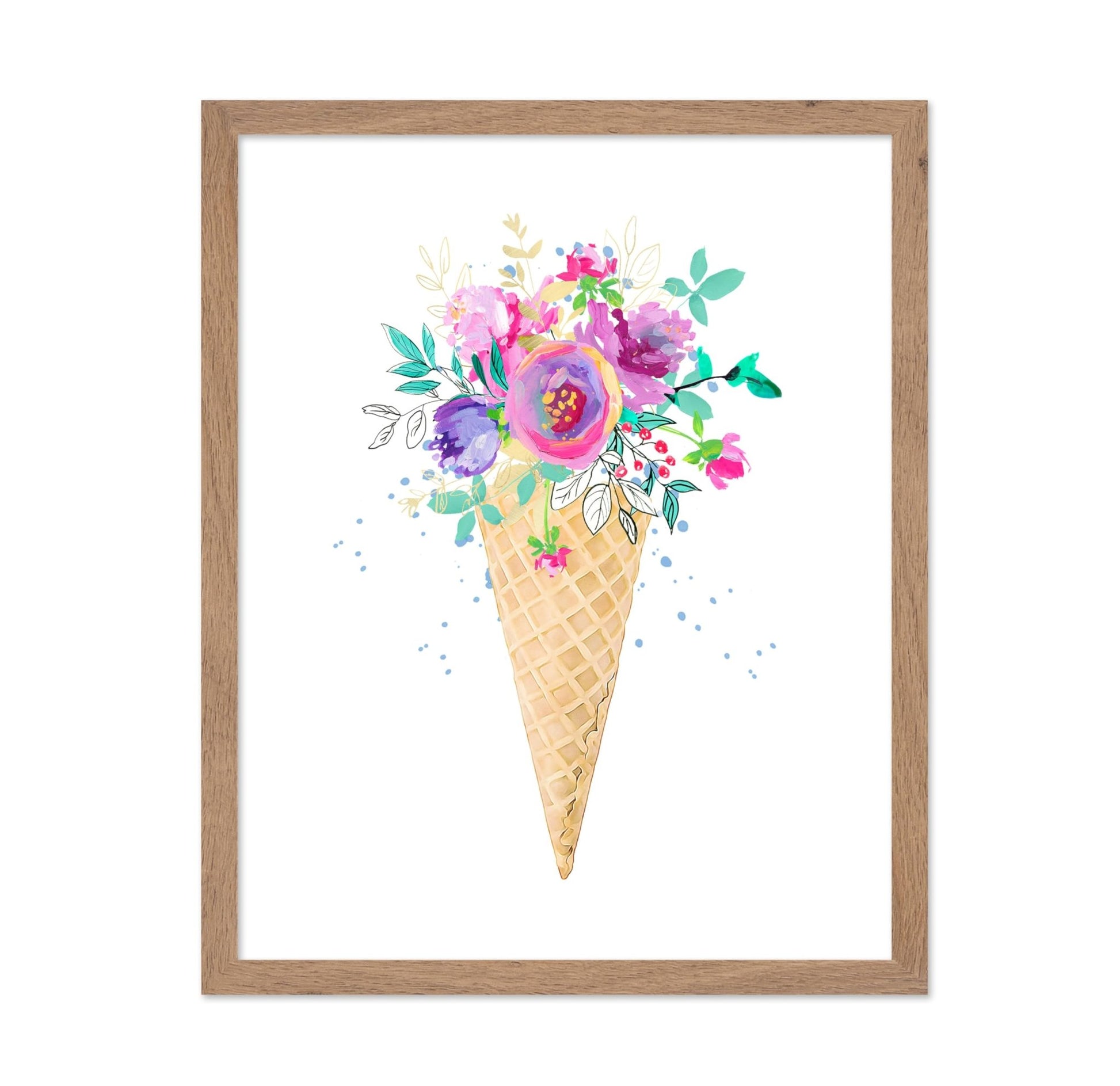 Floral Ice Cream