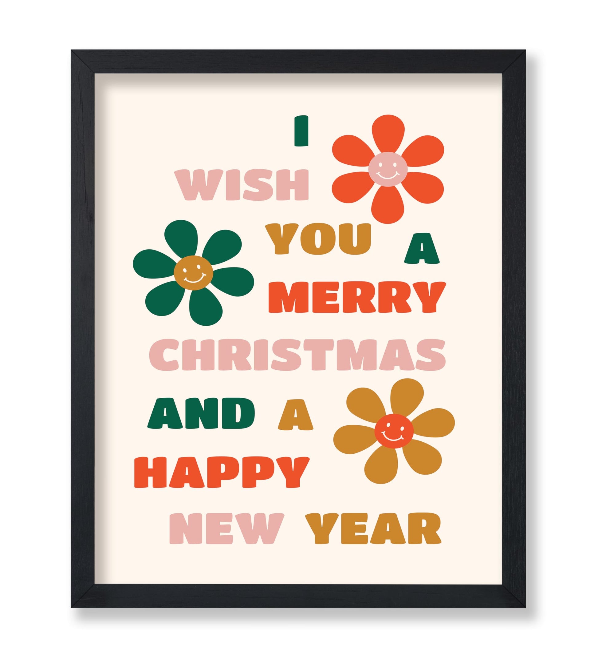 Merry Christmas and Happy New Year No3 Poster