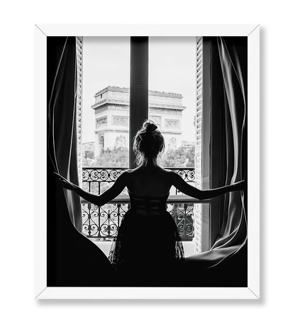 Girl in Paris Window