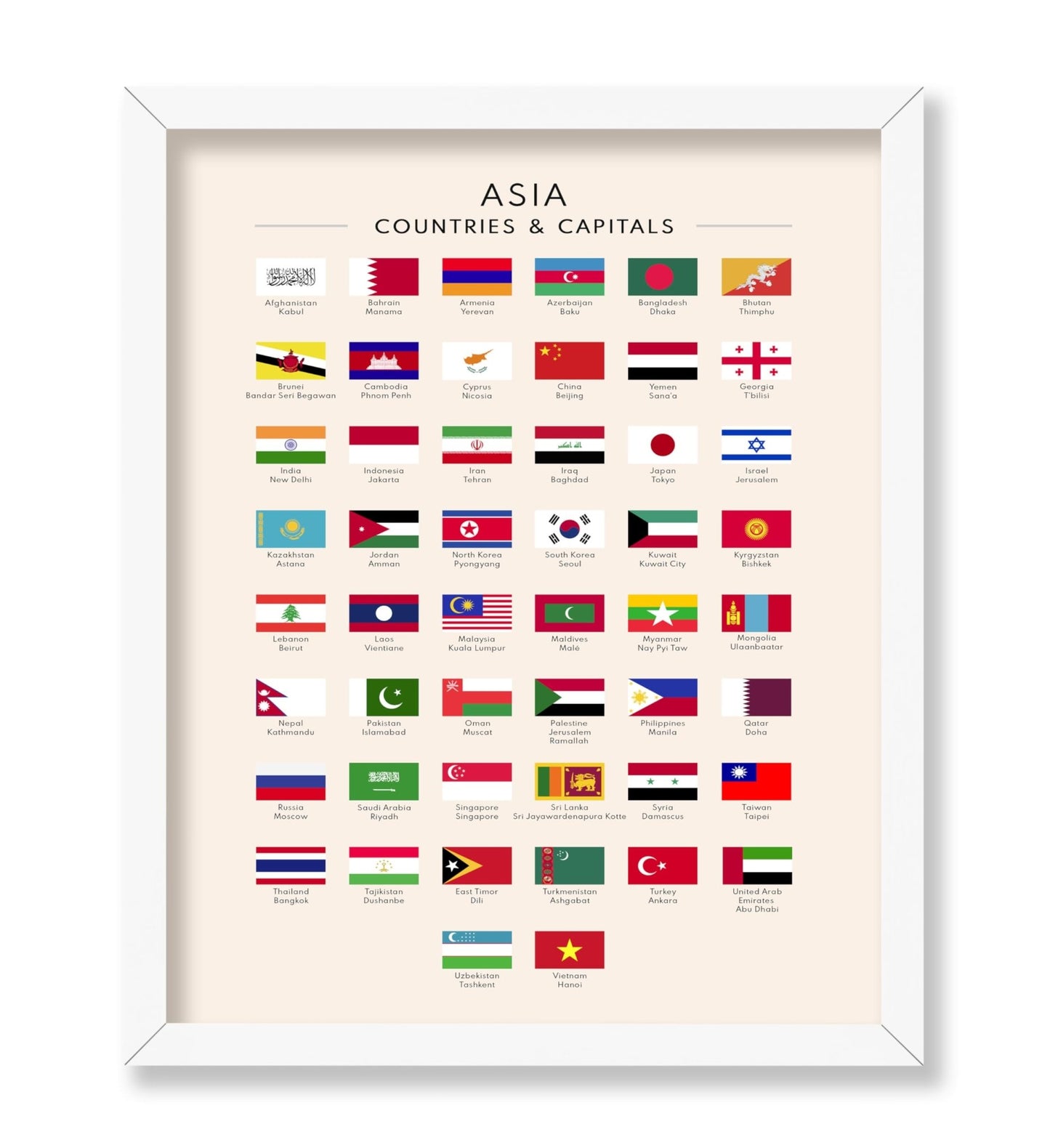 Flags of Asia