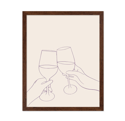 Cheers Line Drawing No6