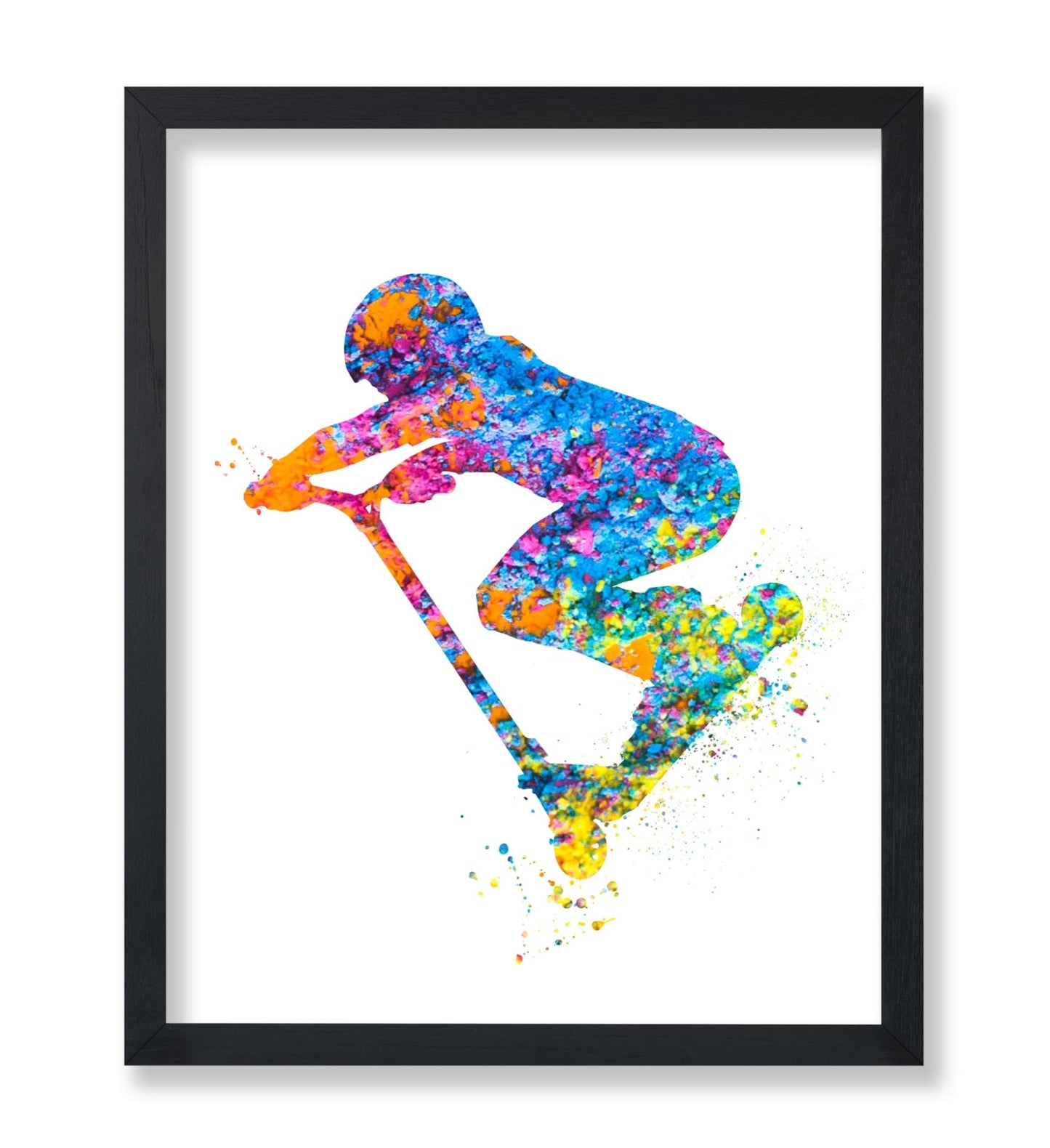 Watercolor Scooter