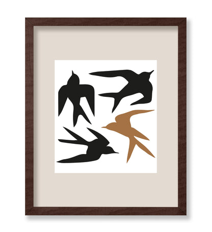 Swallows Silhouette No1