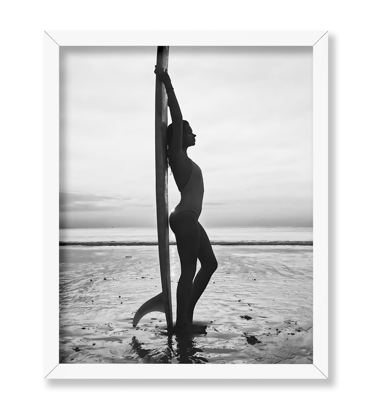 Woman with Surfboard