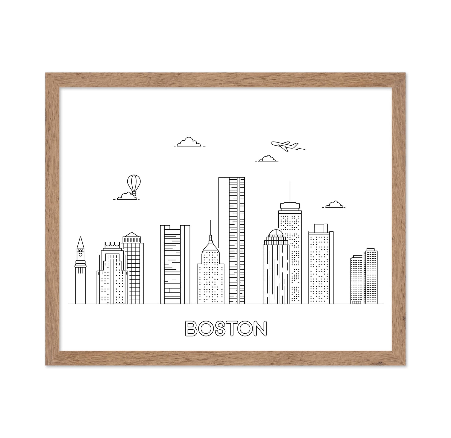 Boston Skyline No2