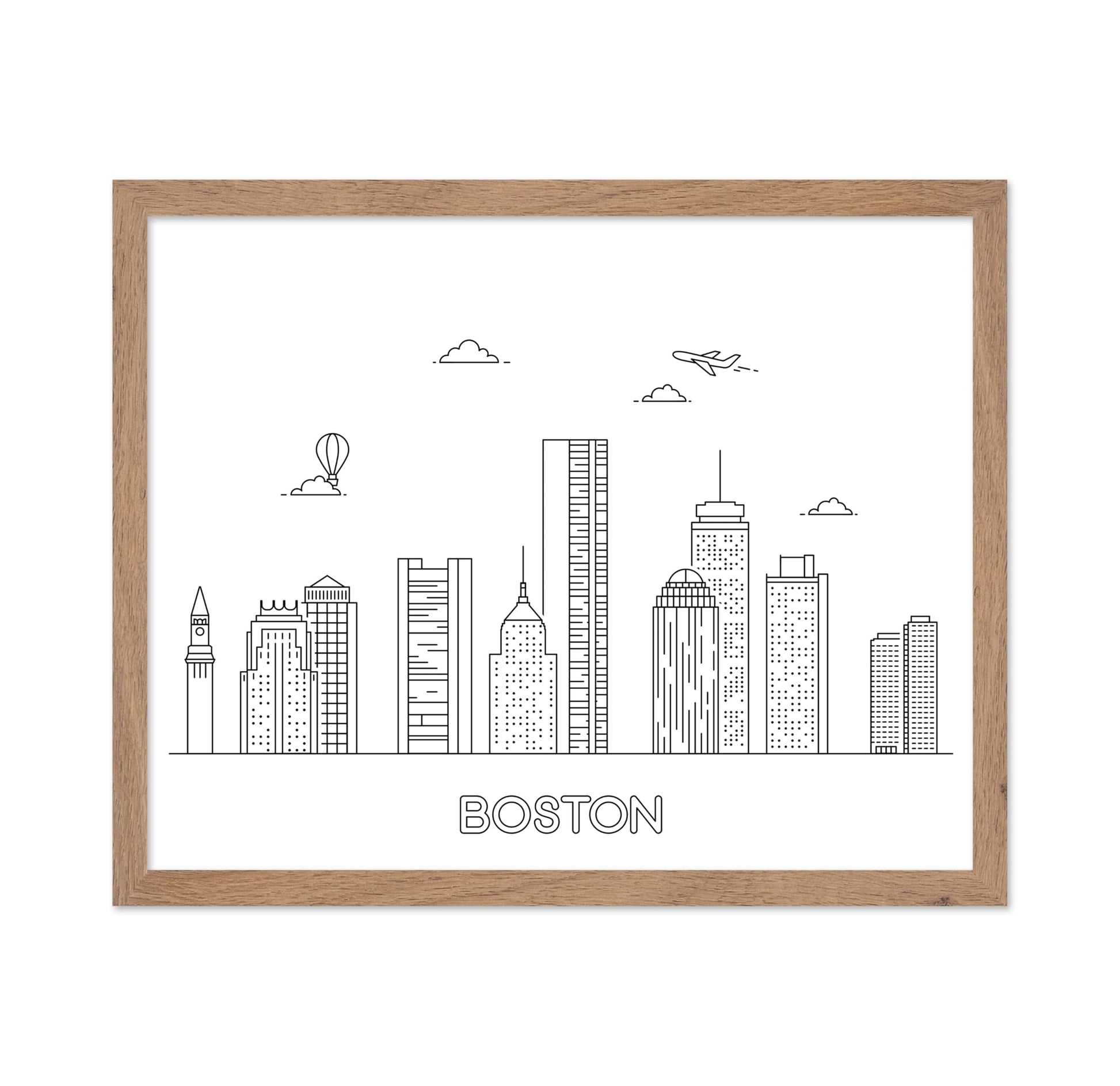 Boston Skyline No2