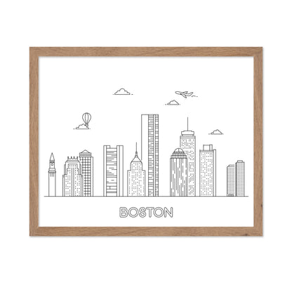 Boston Skyline No2