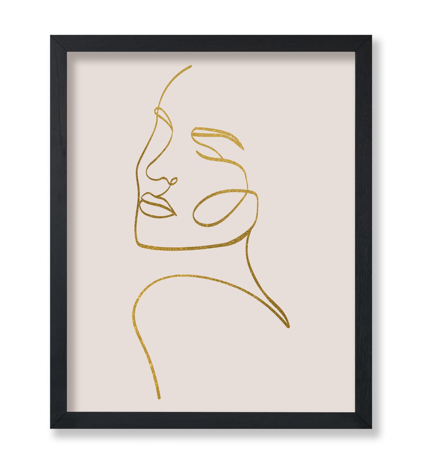 Gold Face Outline No2