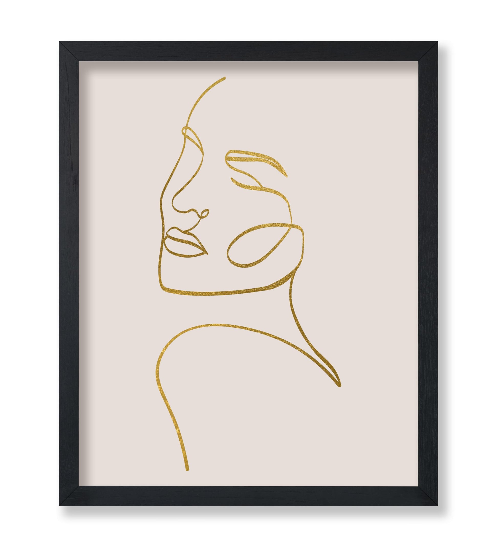 Gold Face Outline No2