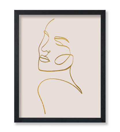 Gold Face Outline No2