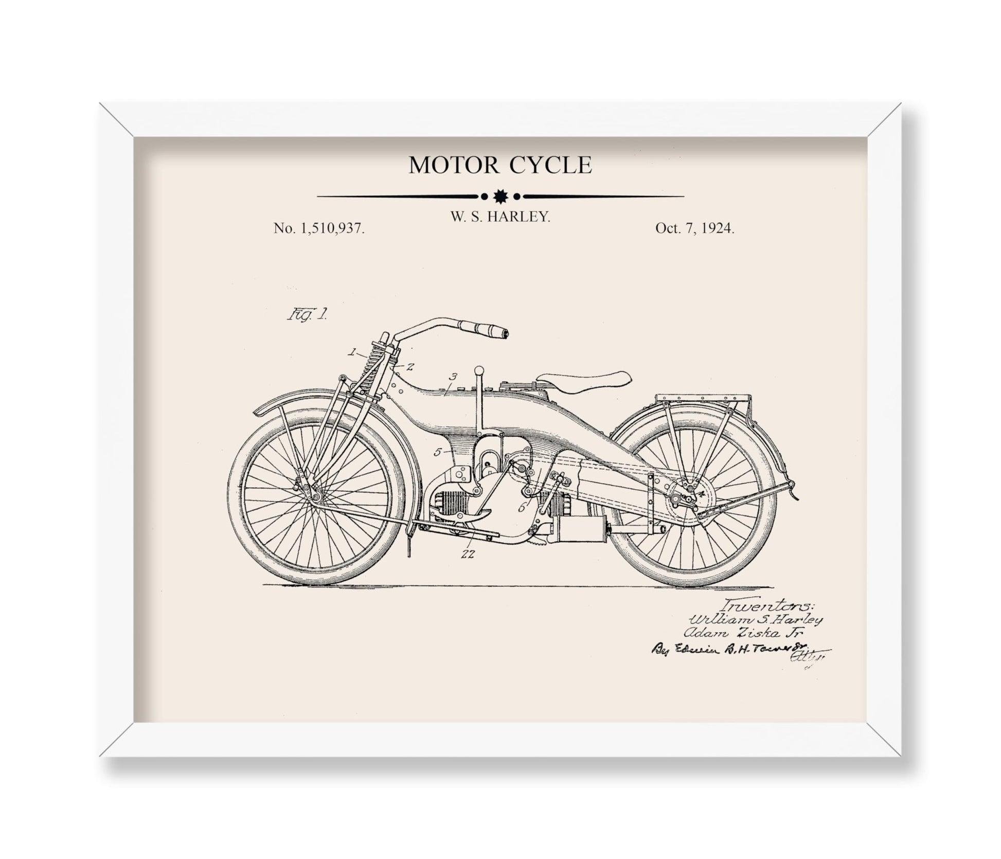 Motorcycle Blueprint No3