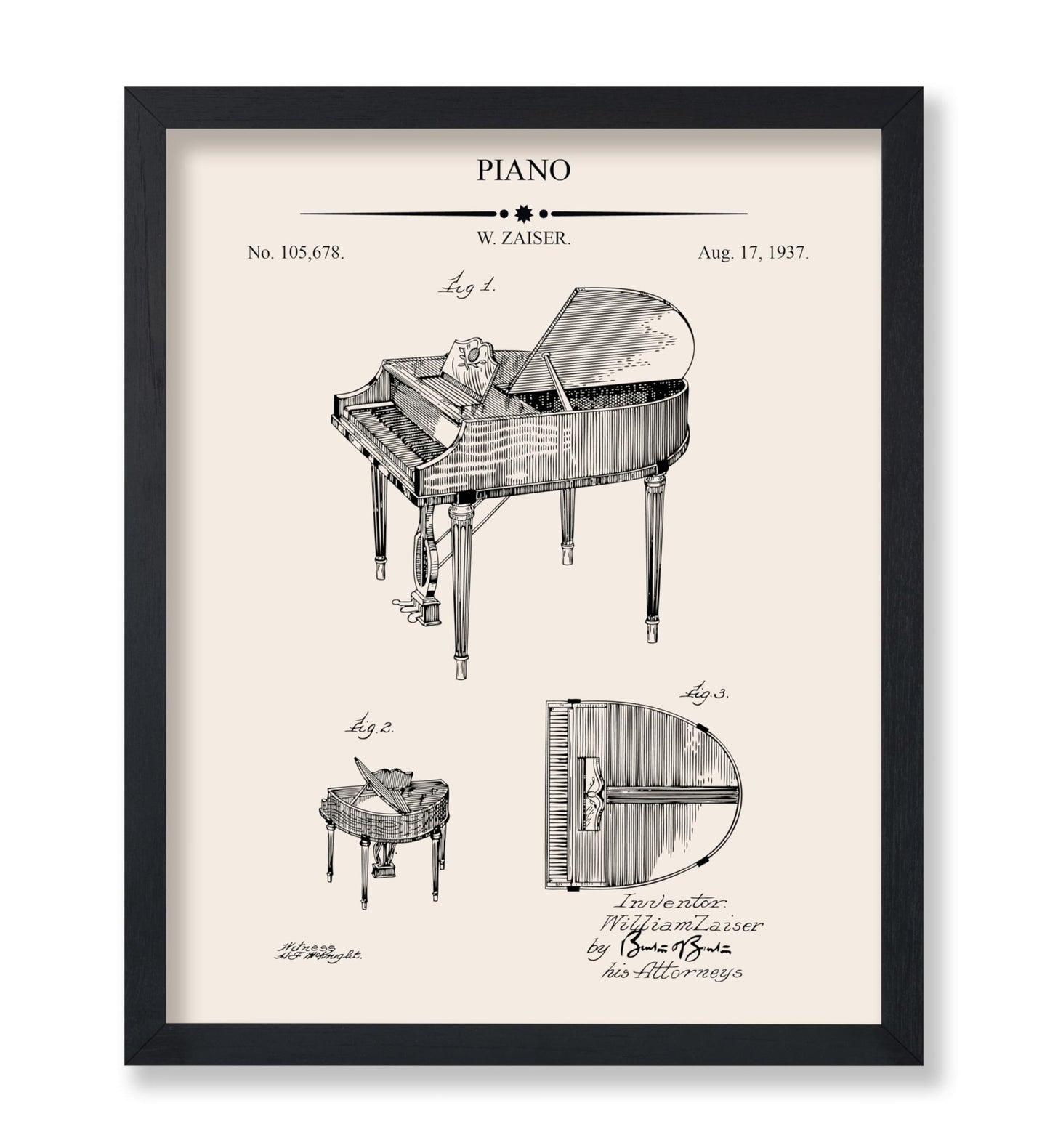 Piano Blueprint No3