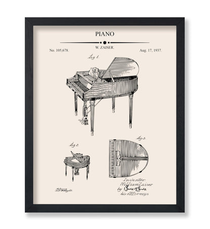 Piano Blueprint No3
