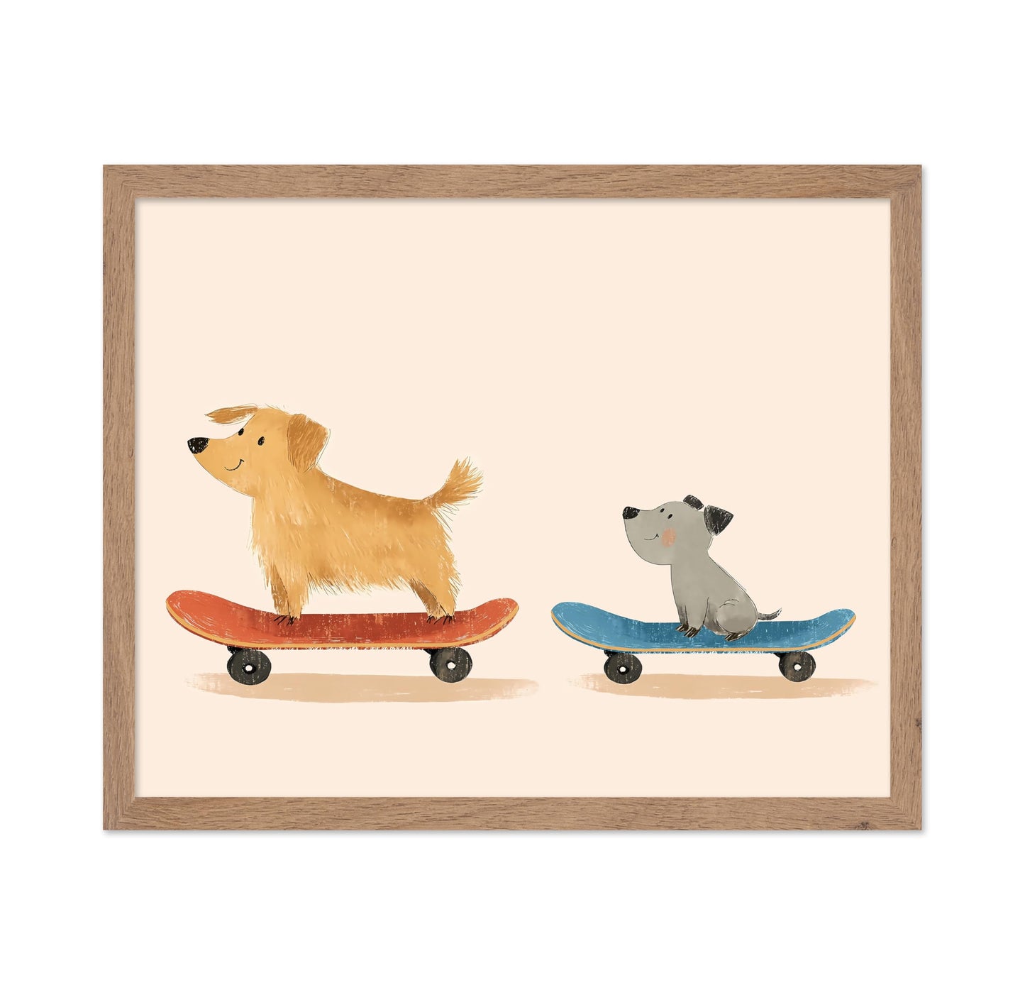 Skateboarding Dog No1