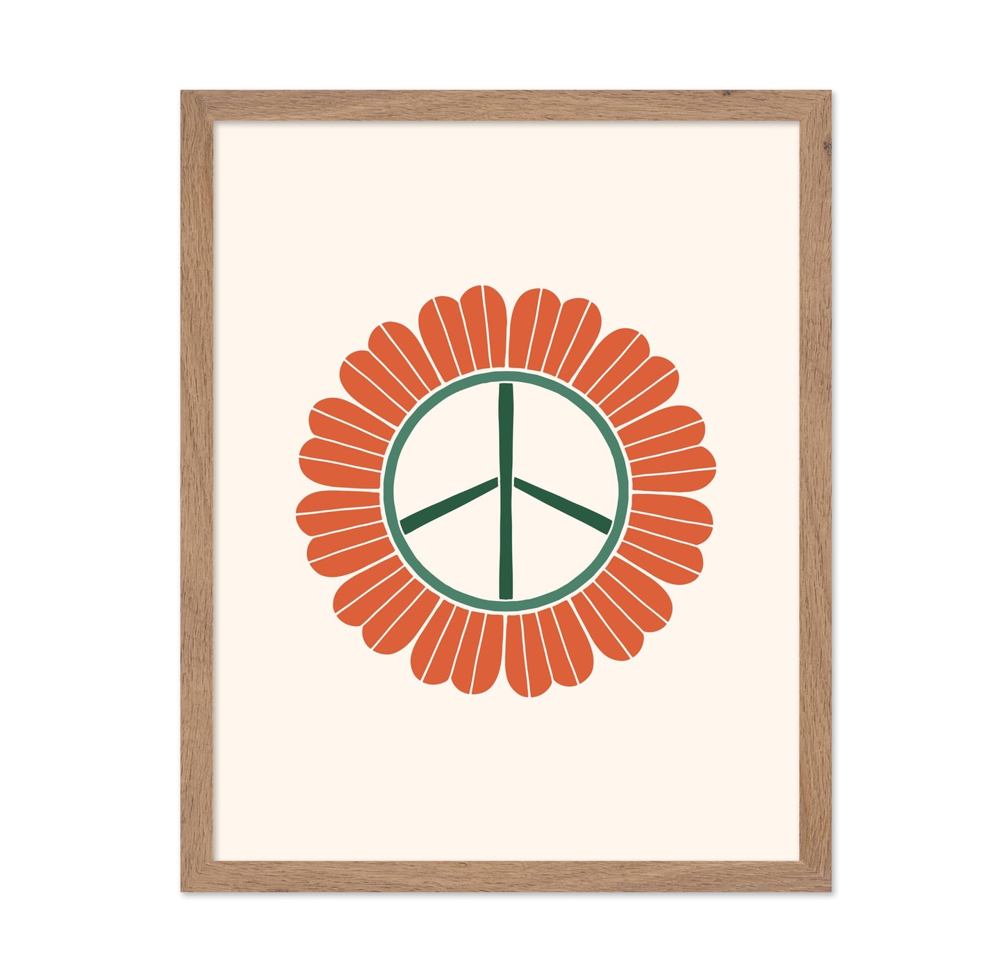 Floral Hippie Peace No2