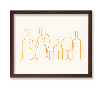 Alcohol Drinks Line Art No1