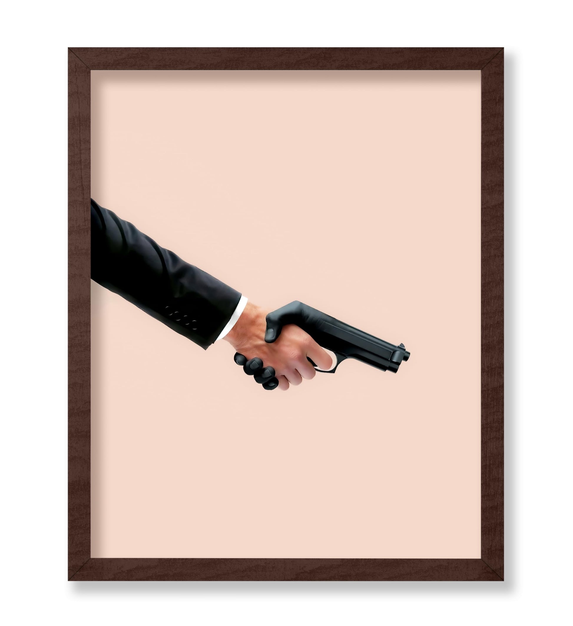 Hand Holding Pistol