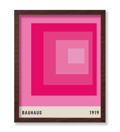 Bauhaus - Pink Squares