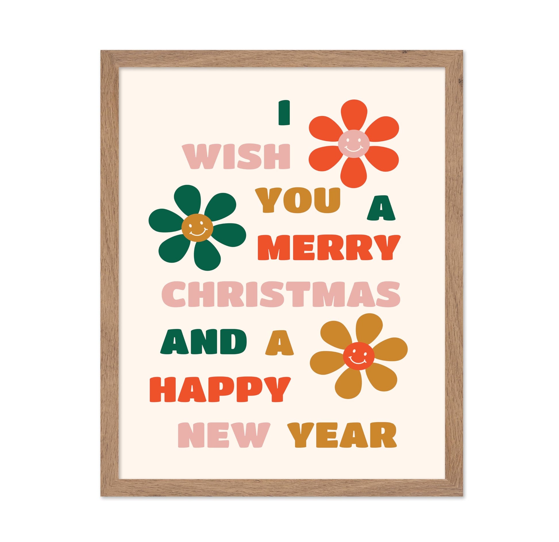 Merry Christmas and Happy New Year No3 Poster