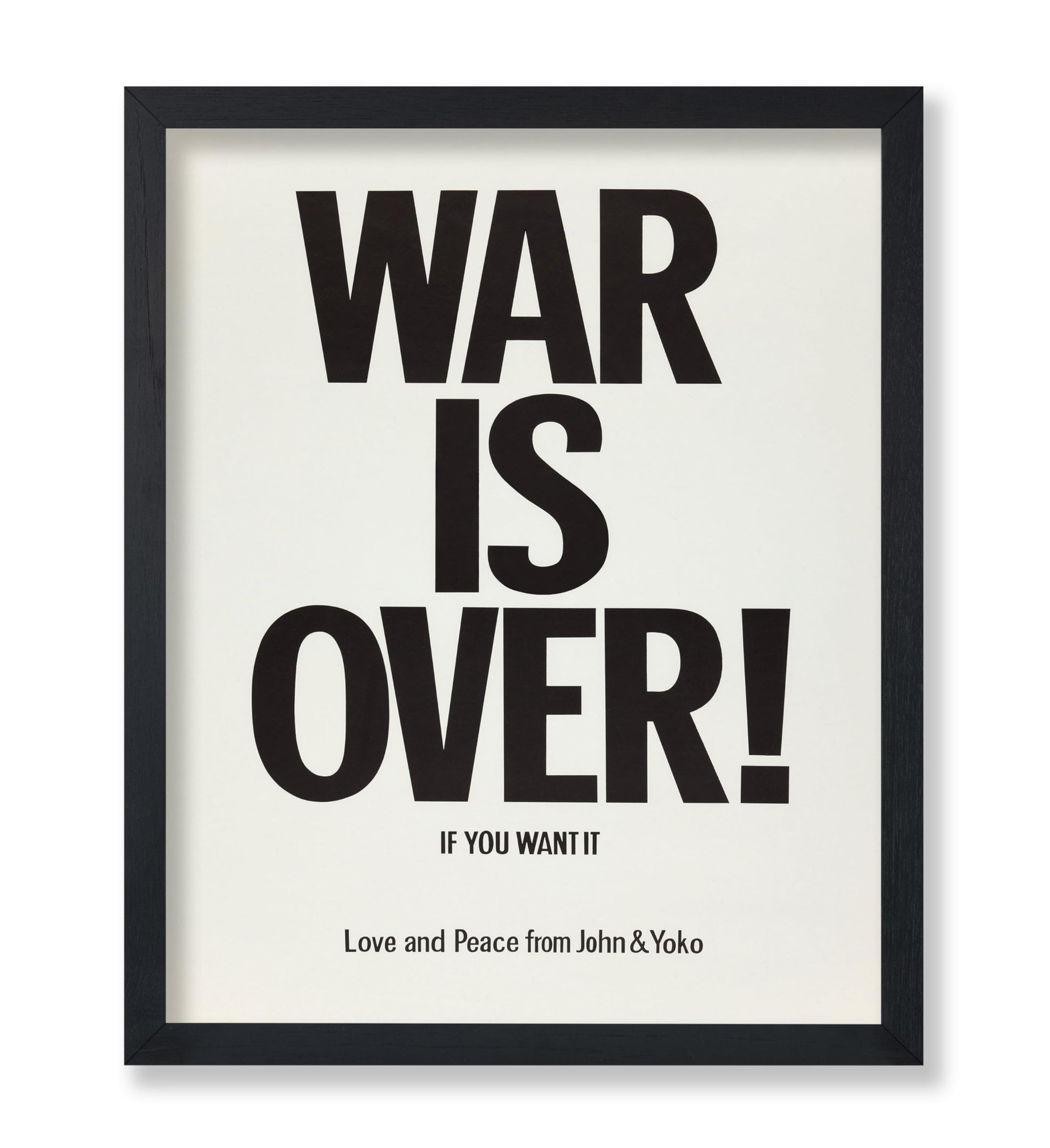 War is Over No1