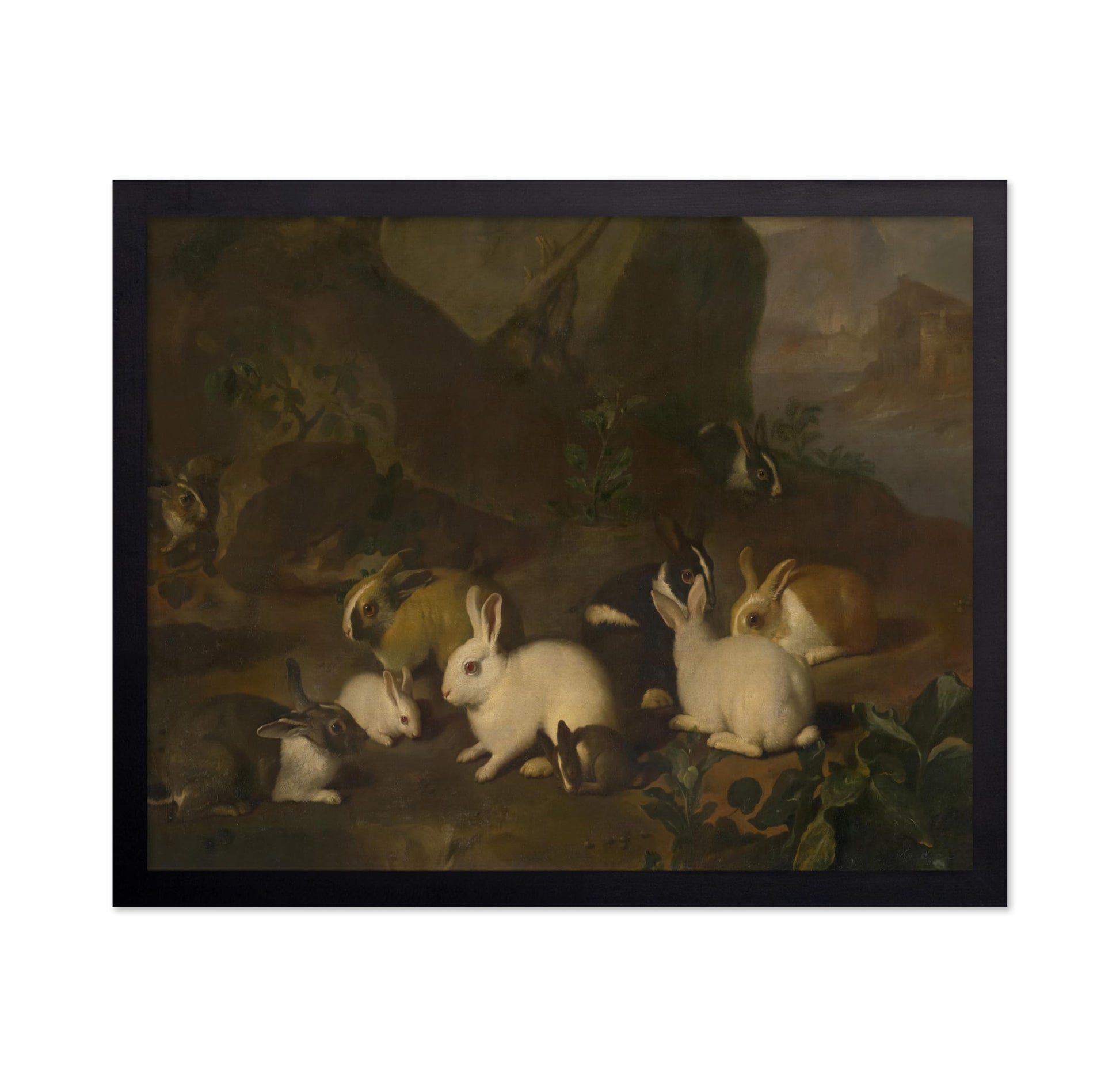 Landscape with Hares