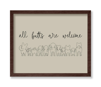 All Butts are Welcome No1