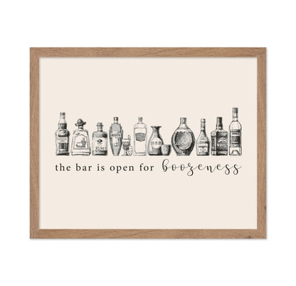 The Bar is Open for Boozeness No6