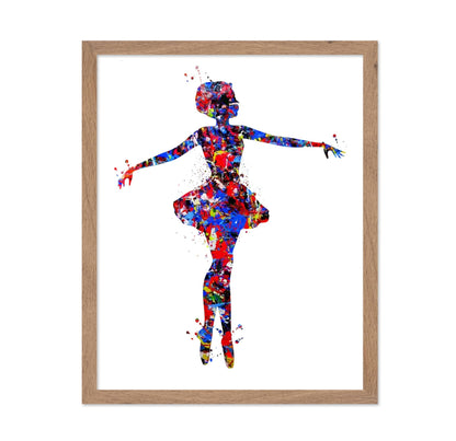 Watercolor Ballerina