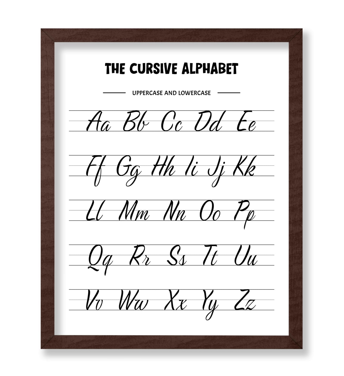 The Cursive Alphabet