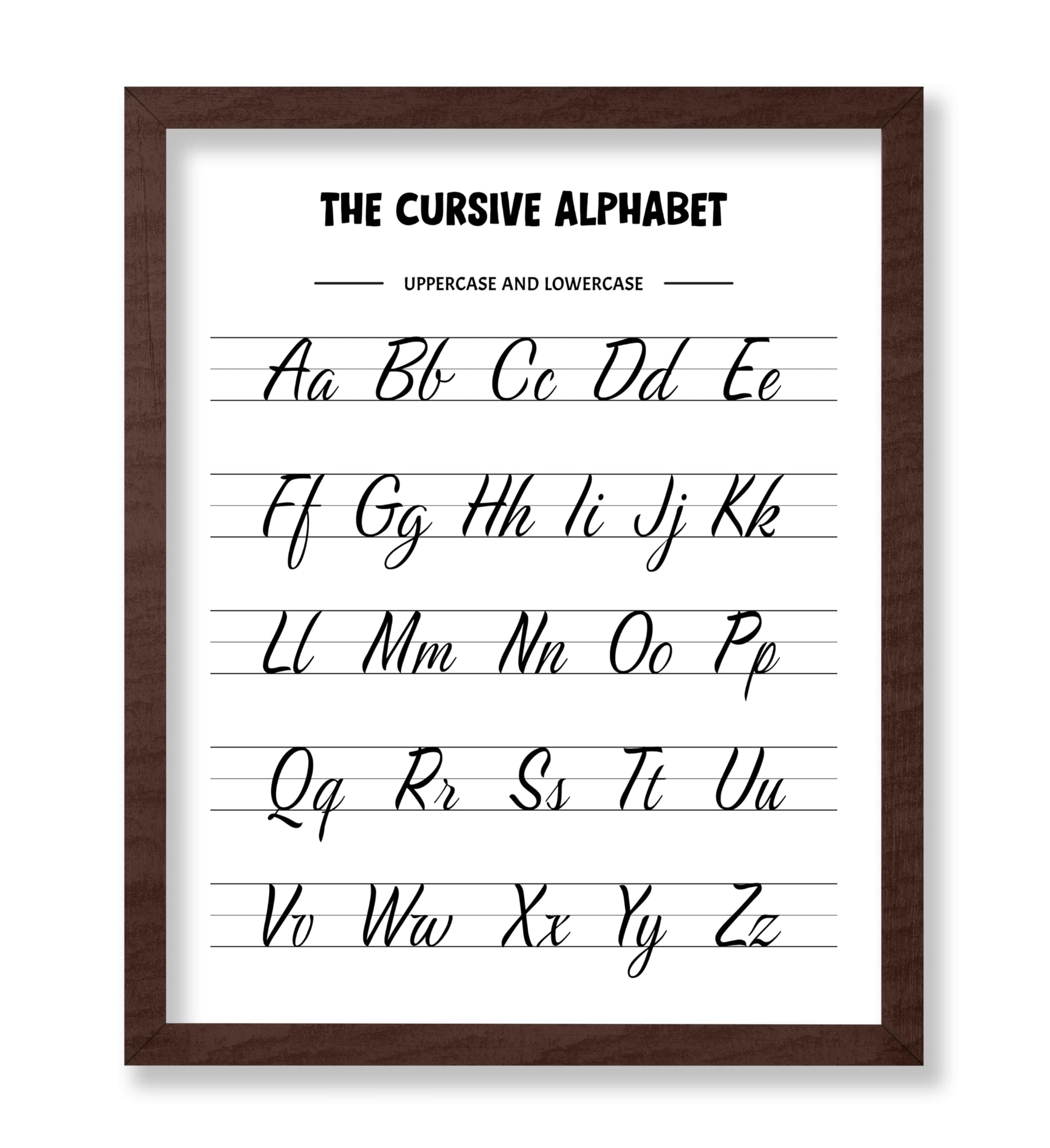 The Cursive Alphabet