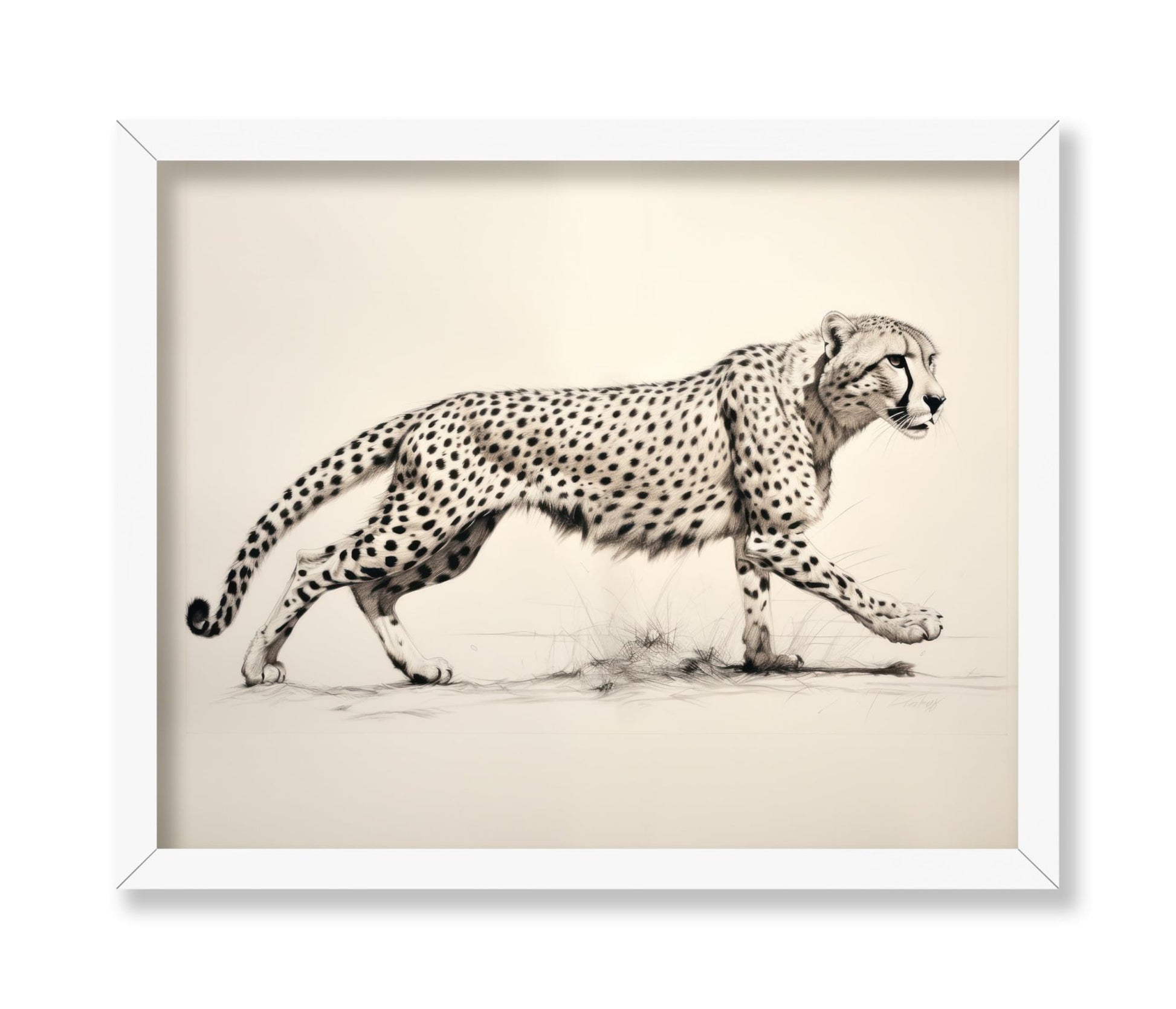 Striding Cheetah