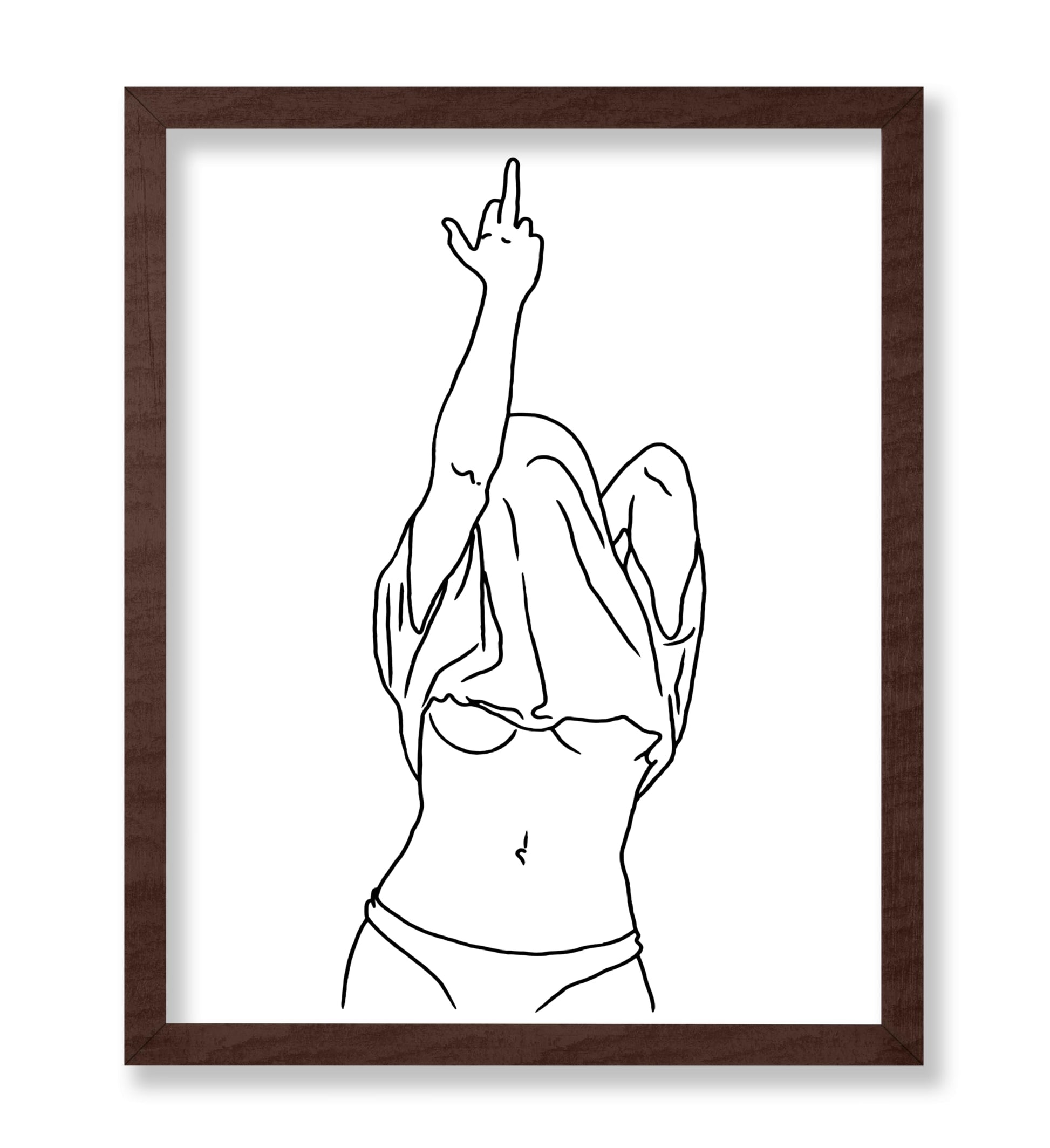 Woman Middle Finger No1