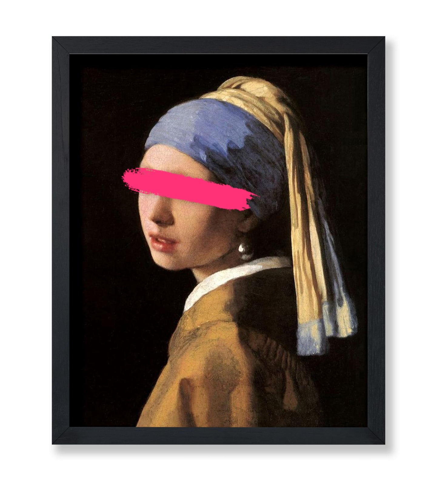 Altered Portrait of Girl With A Pearl Earring