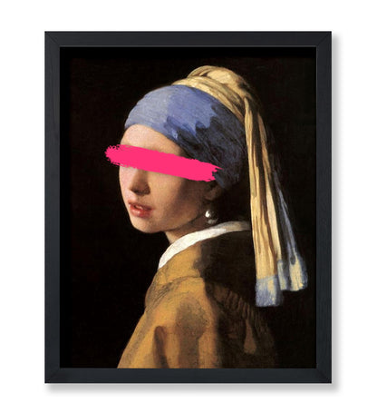 Altered Portrait of Girl With A Pearl Earring