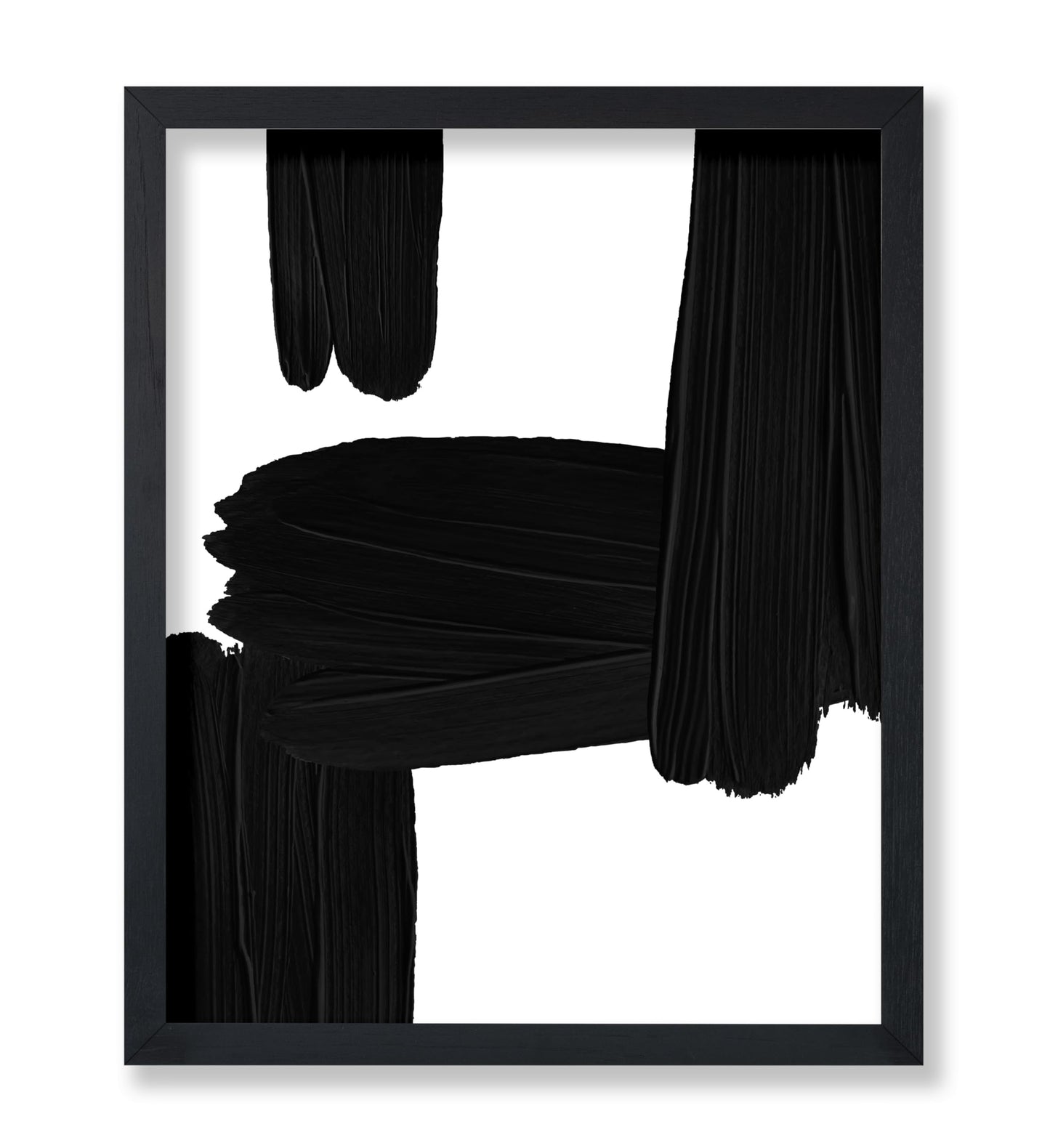 Black Paint Strokes