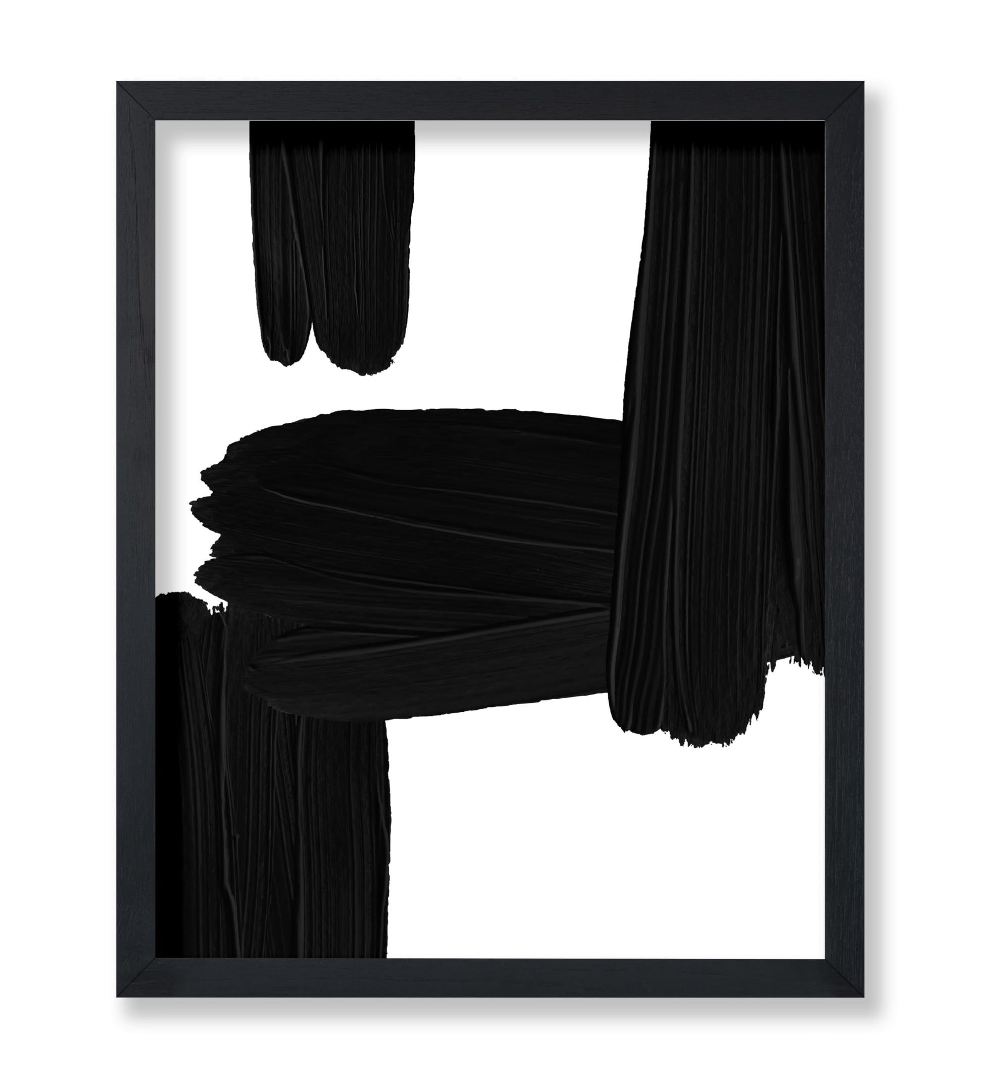 Black Paint Strokes