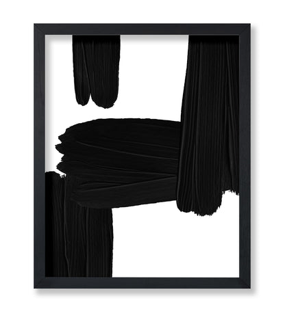 Black Paint Strokes