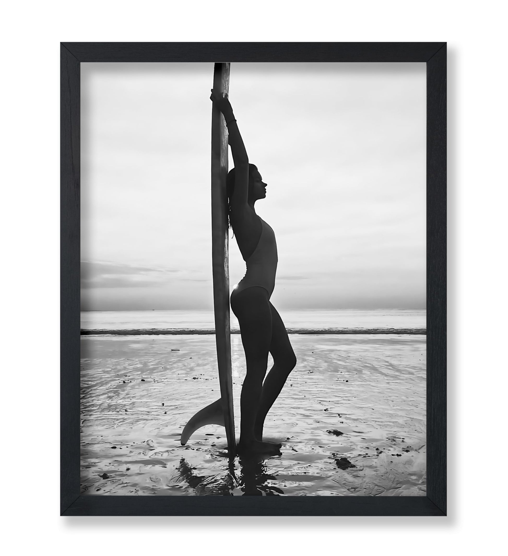 Woman with Surfboard
