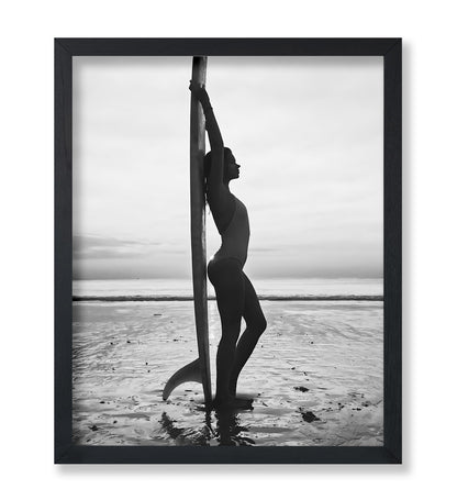 Woman with Surfboard