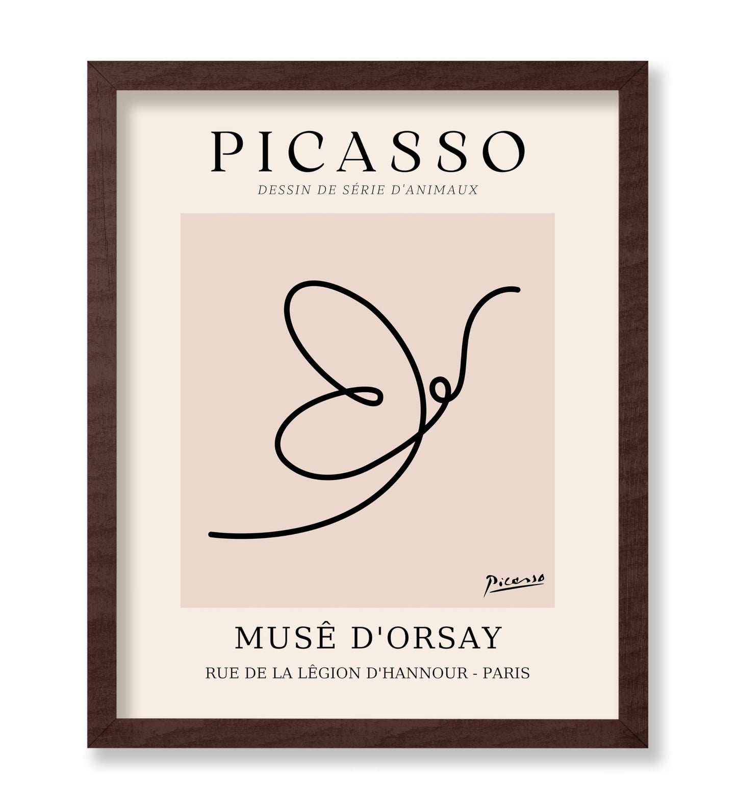 Picasso - One Line Butterfly Drawing