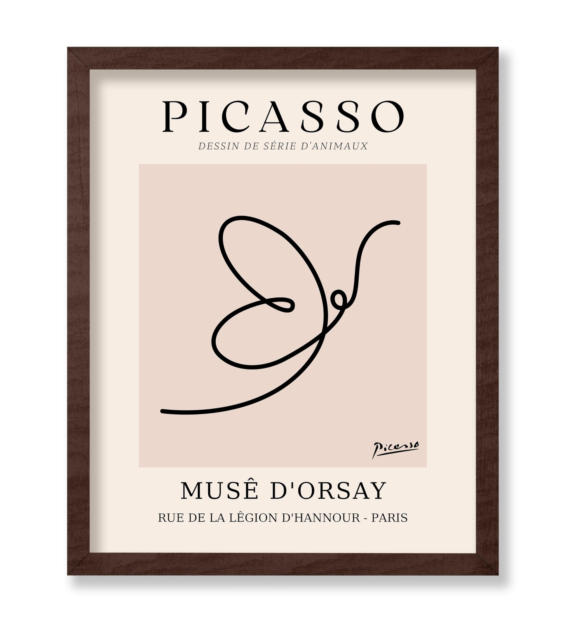 Picasso - One Line Butterfly Drawing