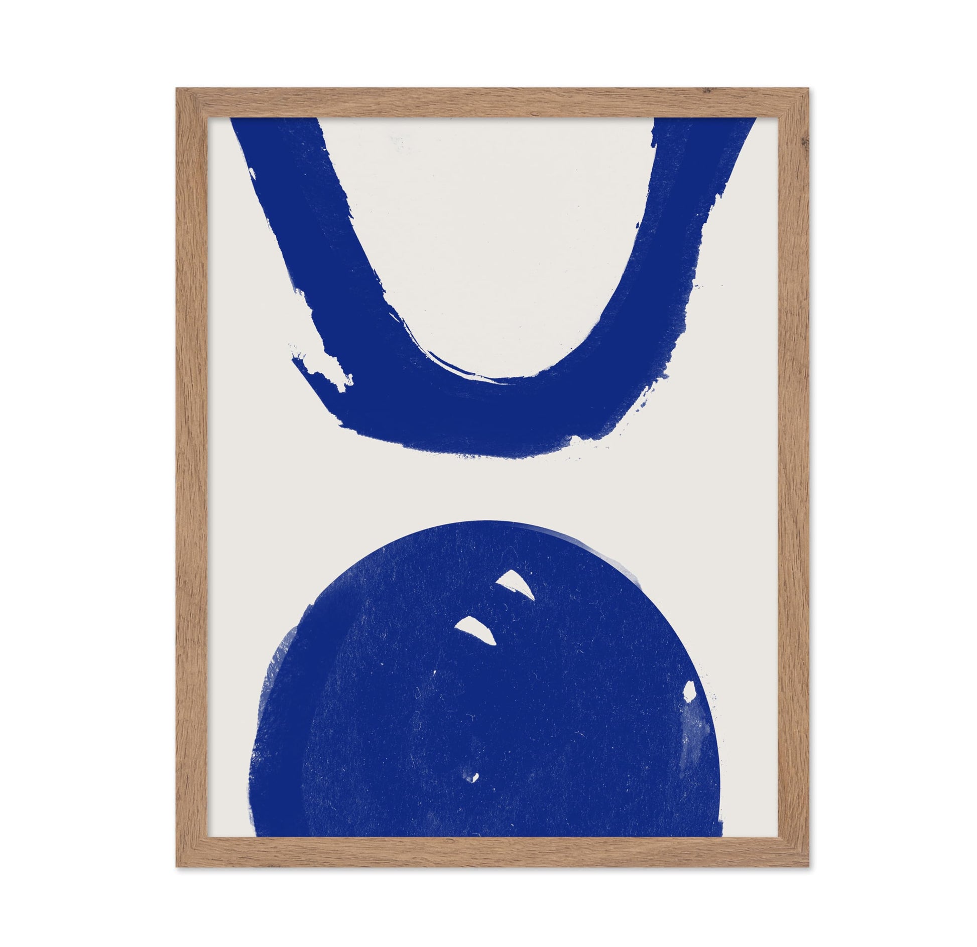 Blue Watercolor Circle